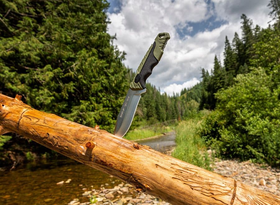 Buck 658 Small Pursuit Fixed Blade Knife - Green/Black