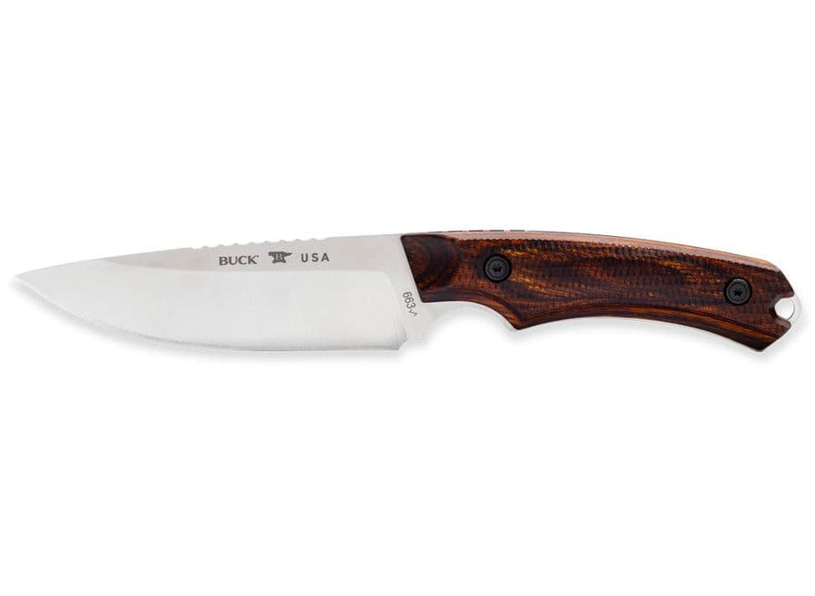 Buck 663 Alpha Guide Pro Fixed Blade Knife - Walnut DymaLux