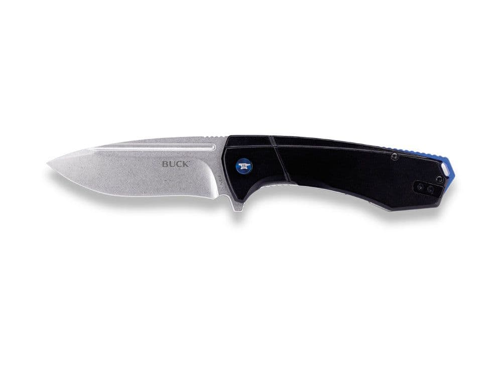 Buck 713 Ruckus Folding Lock Knife - Black/Blue