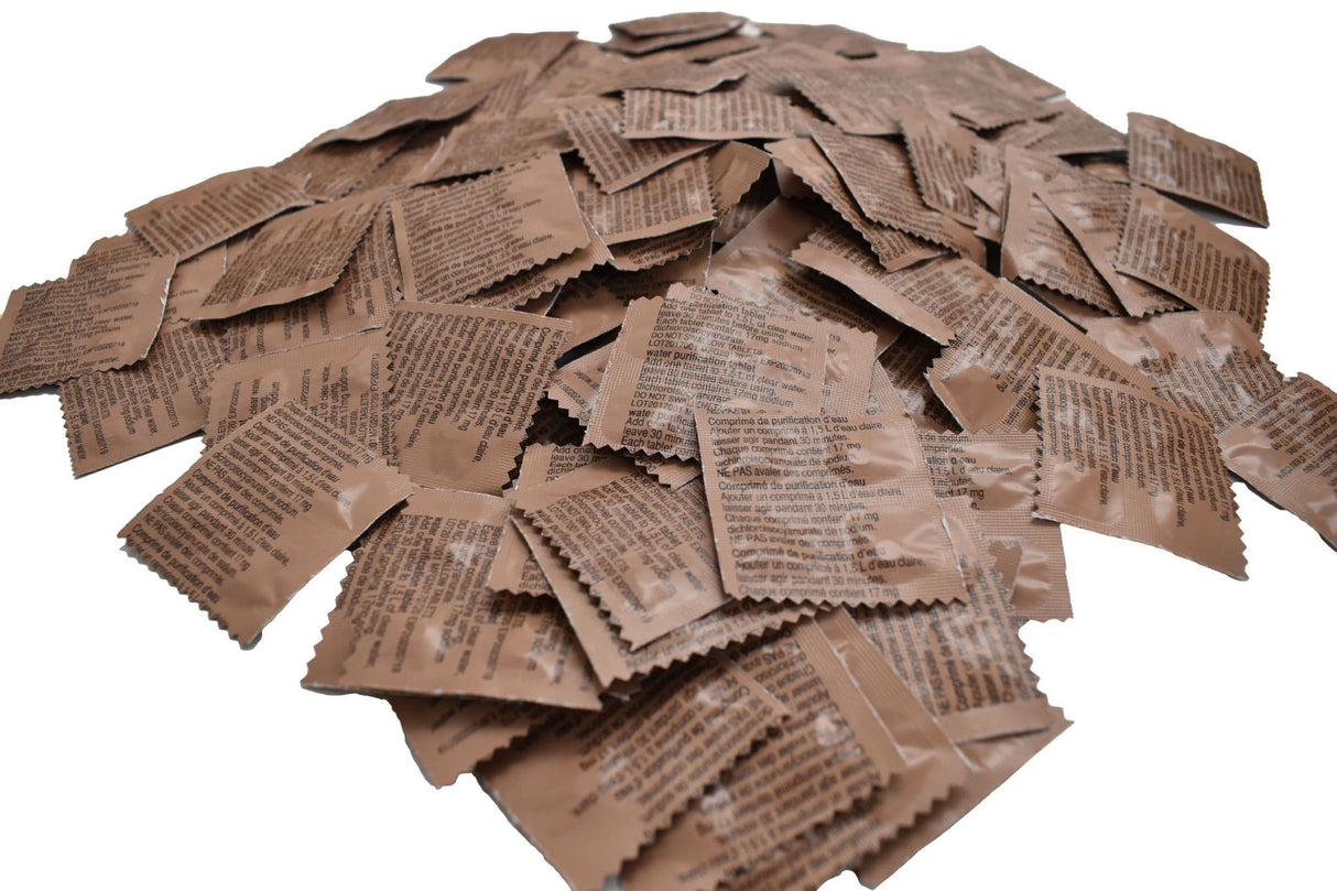 Bulk British Army Water Purification Tablets x 40