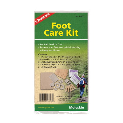 Coghlan's Foot Care Kit with Moleskin Inserts for Enhanced Foot Protection