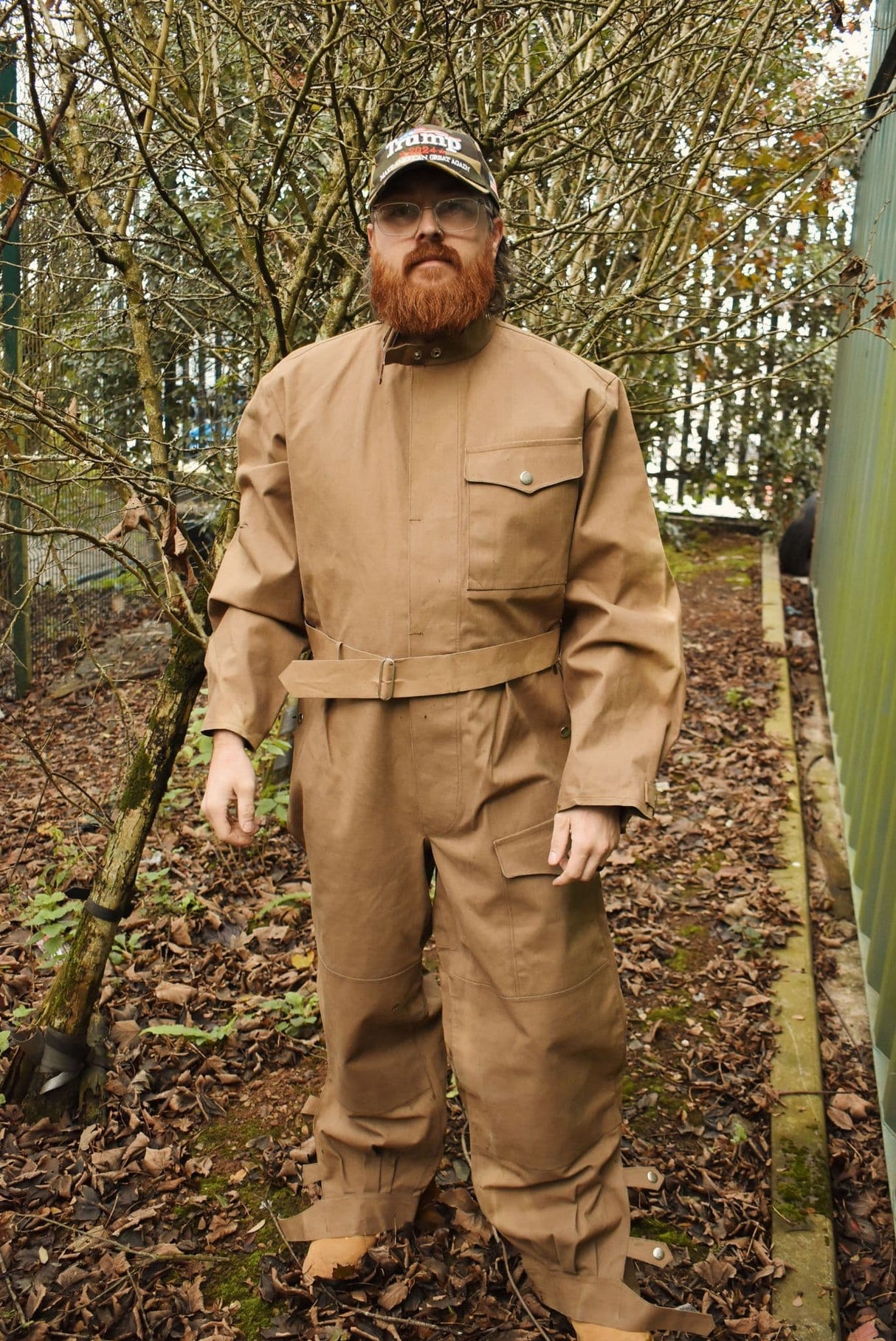 Czech Military Tan Waxed Cotton Overalls