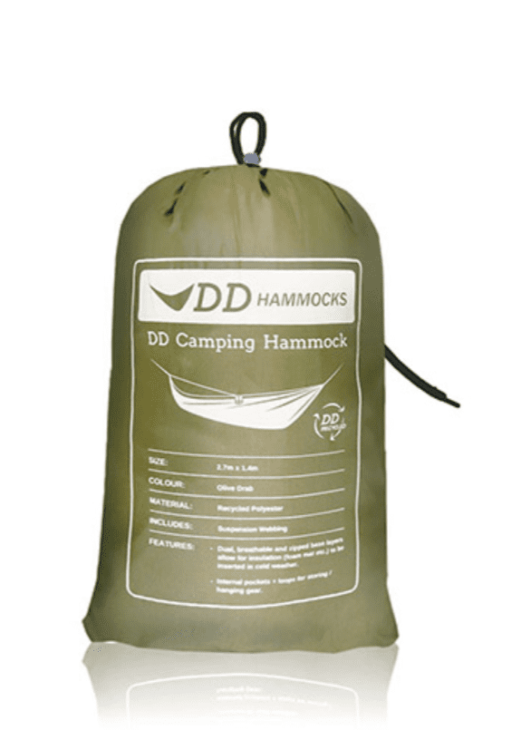 DD Hammocks Recycled Camping Hammock - Olive Drab