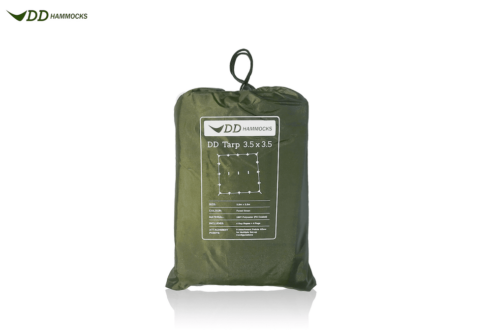 DD Hammocks Tarp 3.5 x 3.5m - Forest Green