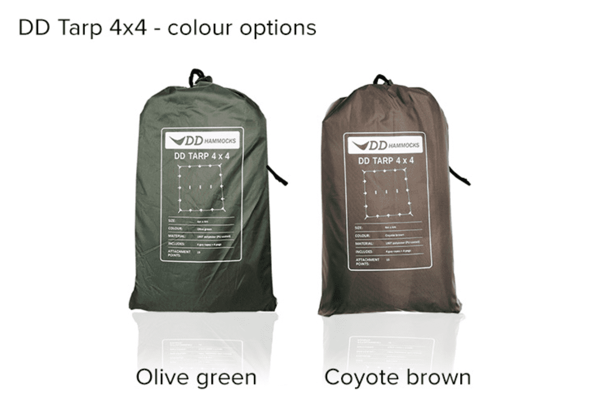 DD Hammocks Tarp 4m x 4m - Coyote Brown
