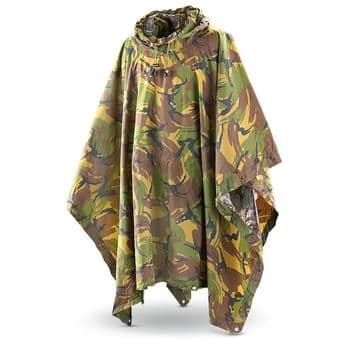 Dutch Military DPM Poncho - Grade 1