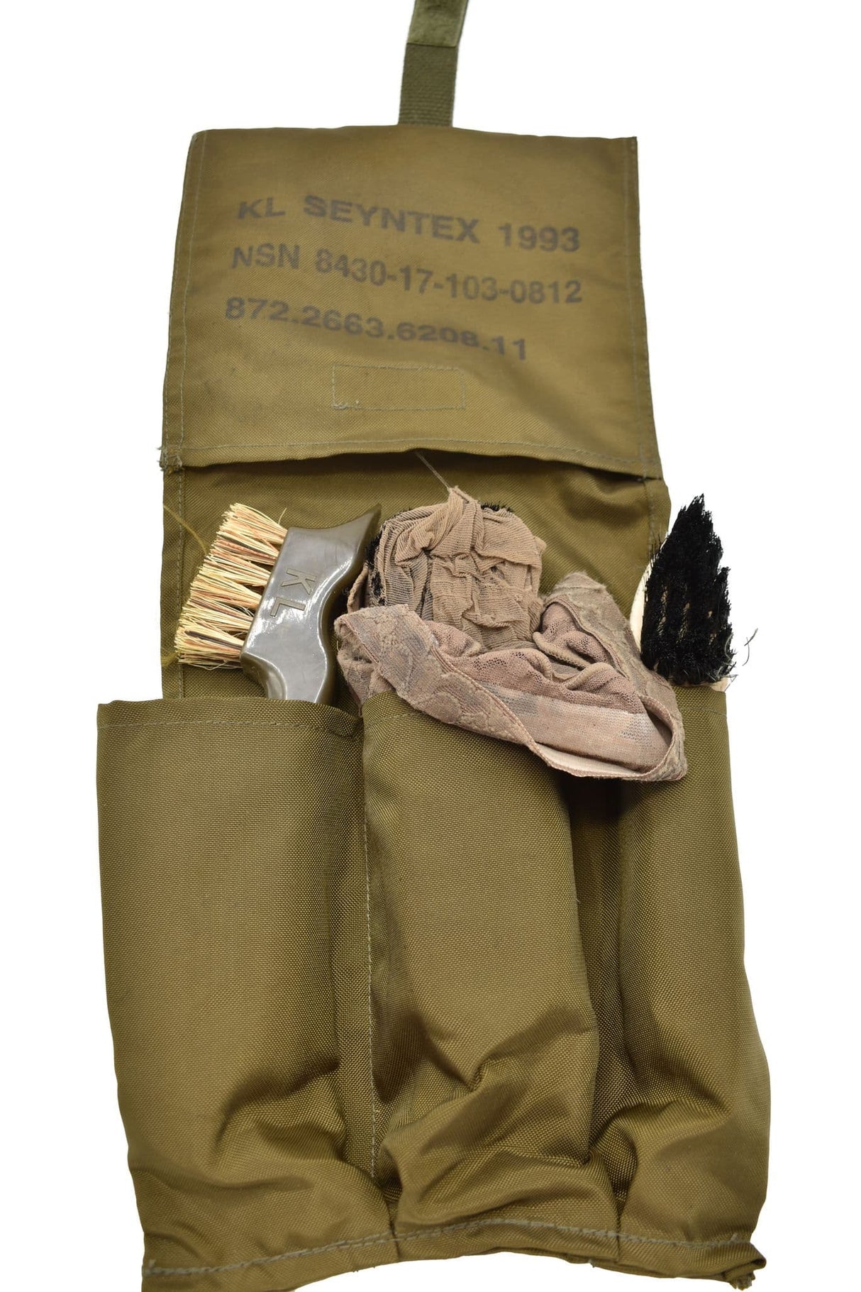 Dutch Military Three Piece Boot Cleaning Brush Kit