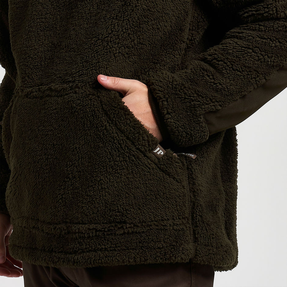 Jack Pyke Sherpa Fleece Hoodie Gen 2 - Dark Olive