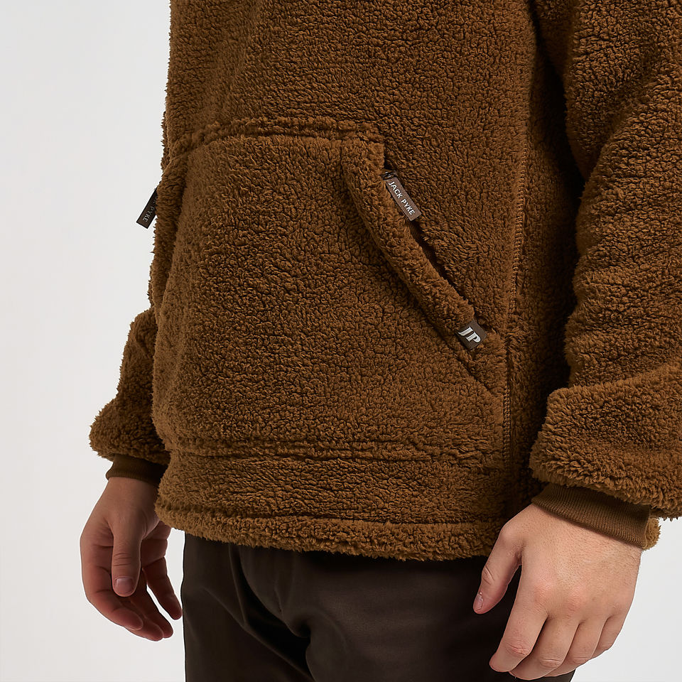 Jack Pyke Sherpa Fleece Hoodie Gen 2 - Camel