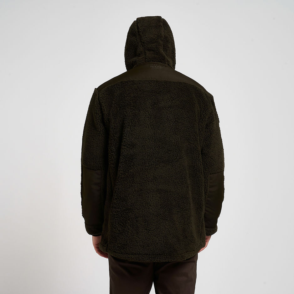 Jack Pyke Sherpa Fleece Hoodie Gen 2 - Dark Olive