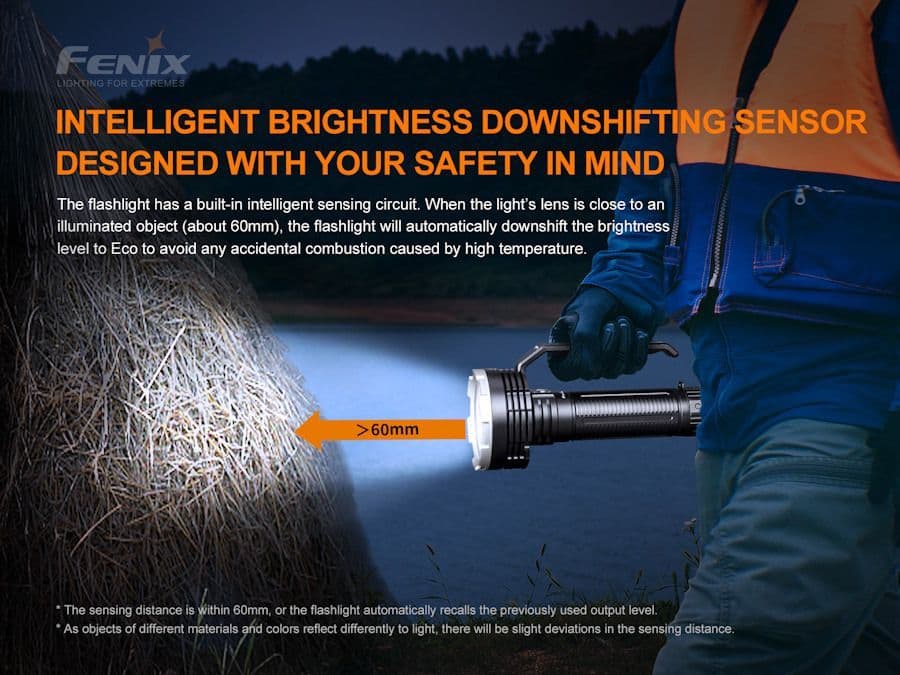 Fenix LR80R 18,000 Lumen Rechargeable Searchlight Torch
