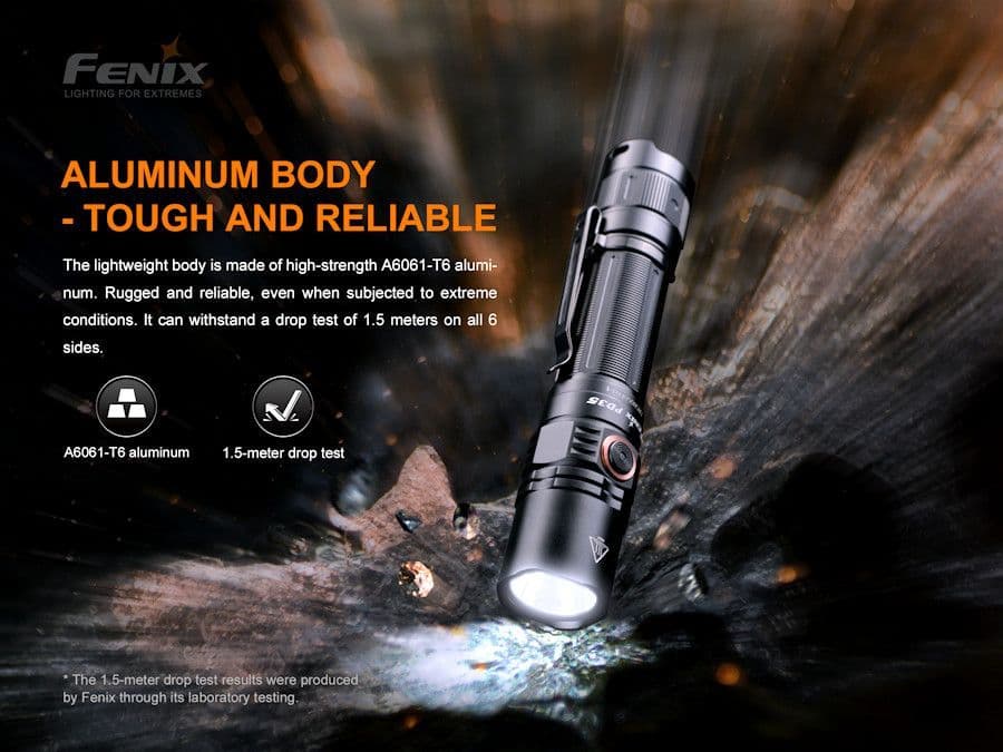 Fenix PD35 V3.0 1700 Lumen Torch & 2600U Battery