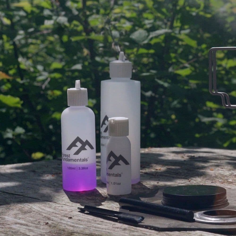 Forest Fundamentals Alcohol Fuel Bottles Methylated Spirit Bottles - Leak Proof & Easy Pouring