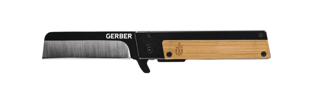 Gerber Quadrant Folding Lock Knife in Bamboo