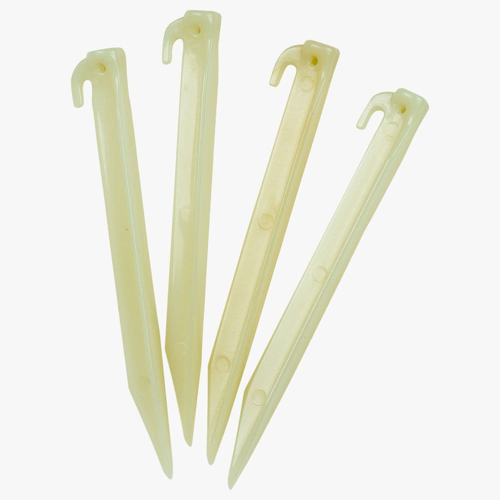 Highlander Glow In The Dark Tent Pegs, Pack Of 4