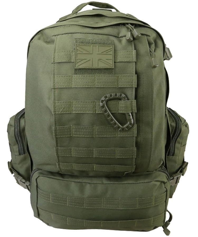 Kombat UK 60L Viking Patrol Pack Bag - Olive Green