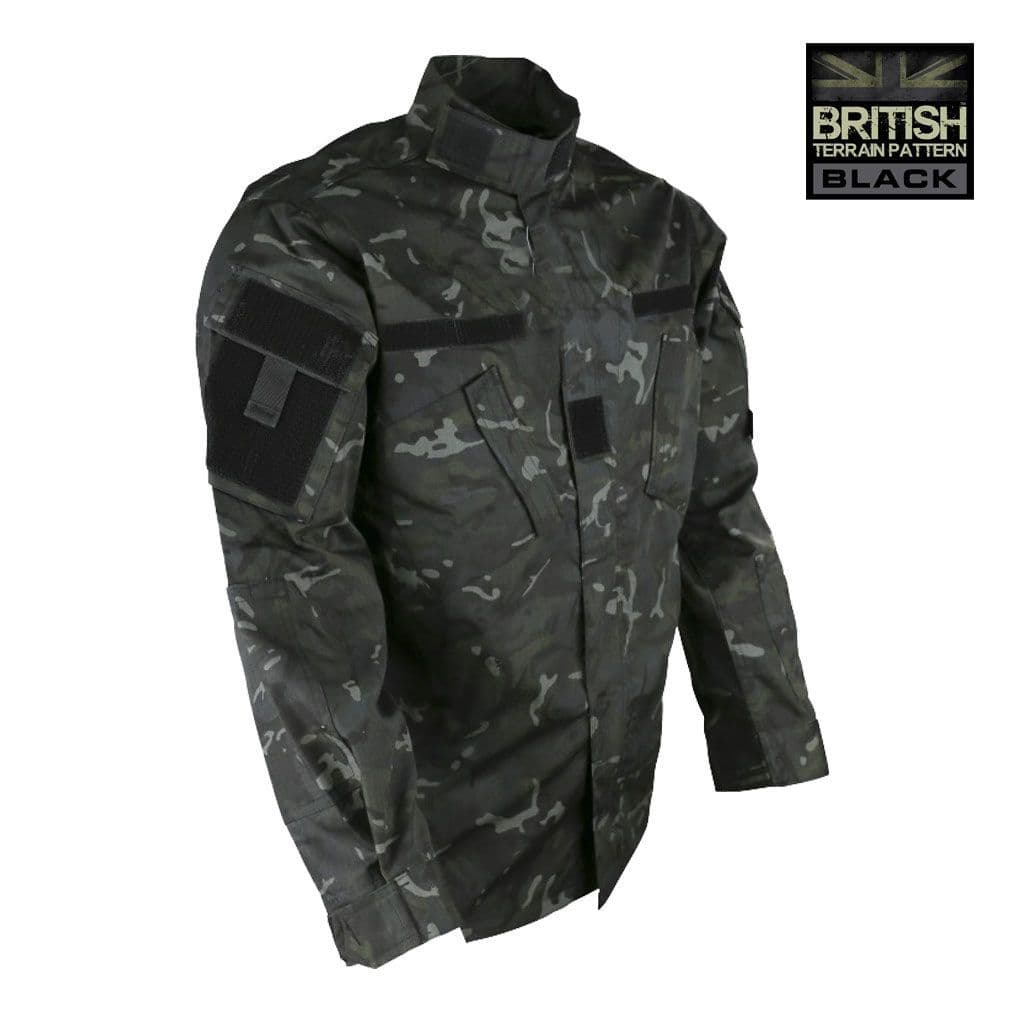 Kombat UK ACU Shirt in BTP Black Camo