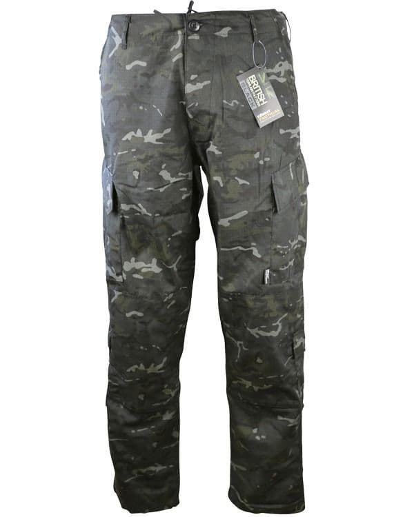 Kombat UK ACU Trousers in BTP Black