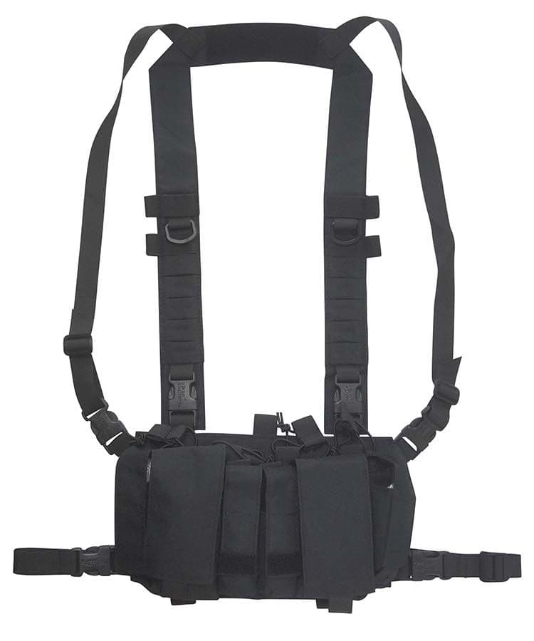 Kombat UK Delta High Capacity Chest Rig - Black