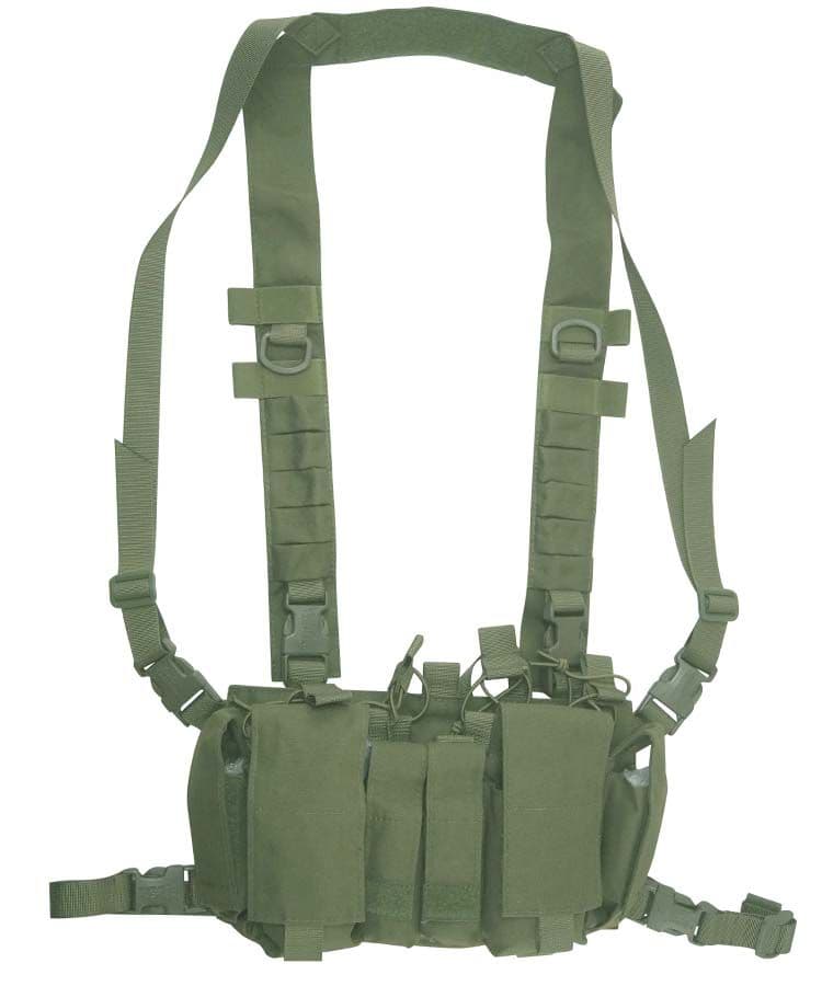 Kombat UK Delta High Capacity Chest Rig - Olive Green