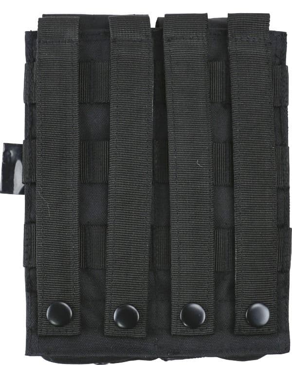Kombat UK Double Mag Pouch with Pistol Mag - Black
