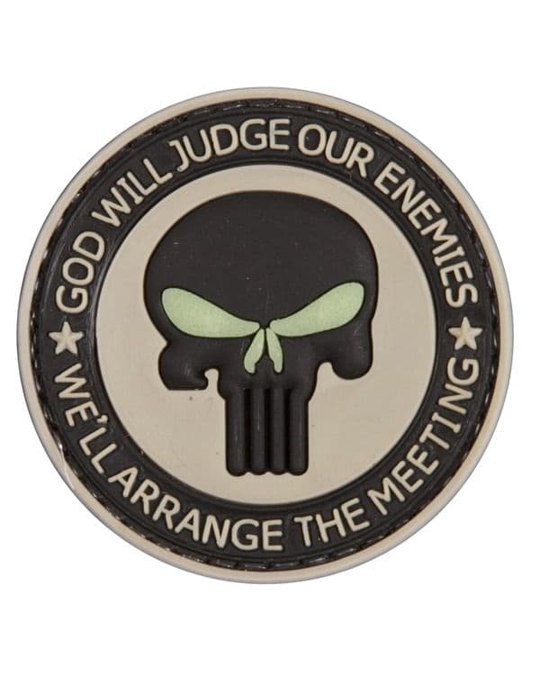 Kombat UK God Will Judge Embroidered Morale Patch