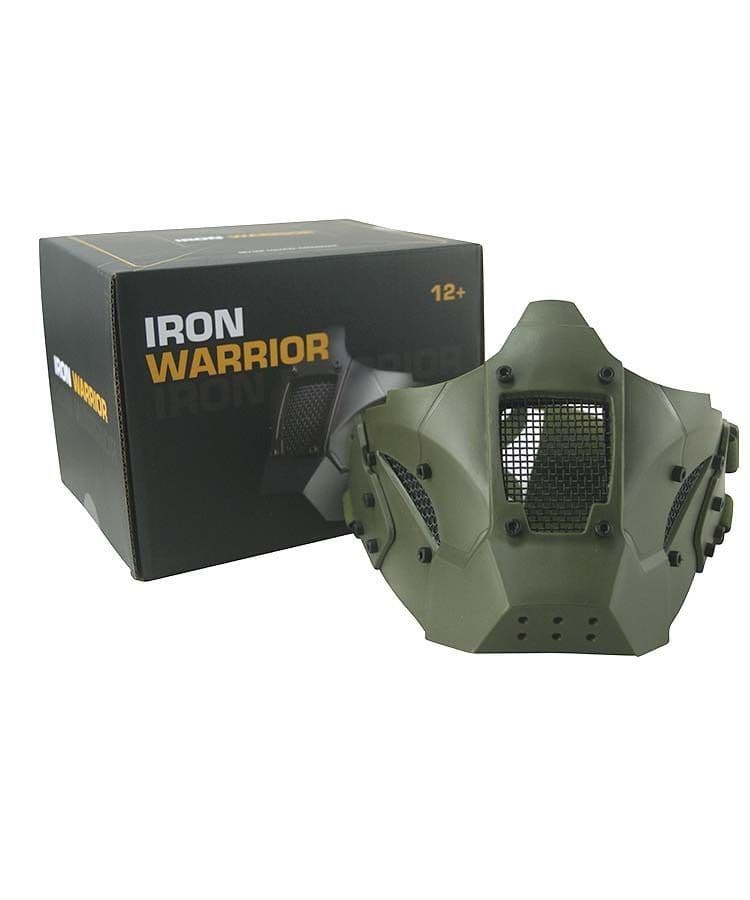 Kombat UK Iron Warrior Tactical Face Mask - Olive
