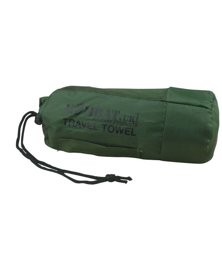 Kombat UK Large Microfibre Travel Towel - Olive