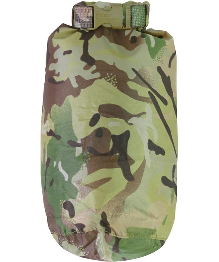 Kombat UK Lightweight Btp Camouflage Dry Sack - 3 Litre - Waterproof Storage Bag