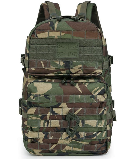 Kombat UK Medium Molle Assault Pack - 40 Litre Capacity In Disruptive Pattern Material (Dpm)