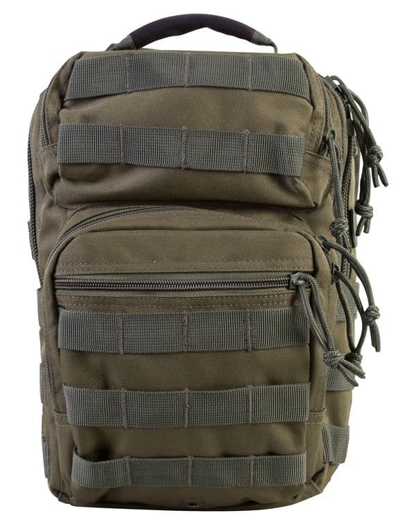 Kombat UK Mini Molle Recon Shoulder Pack In Olive Green