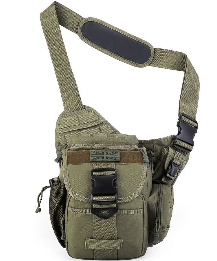 Kombat UK Multifunction Sling Bag - Olive Green