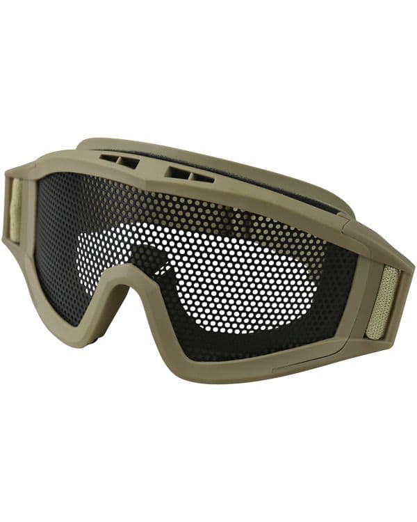 Kombat UK Operators Mesh Goggles- Coyote Brown