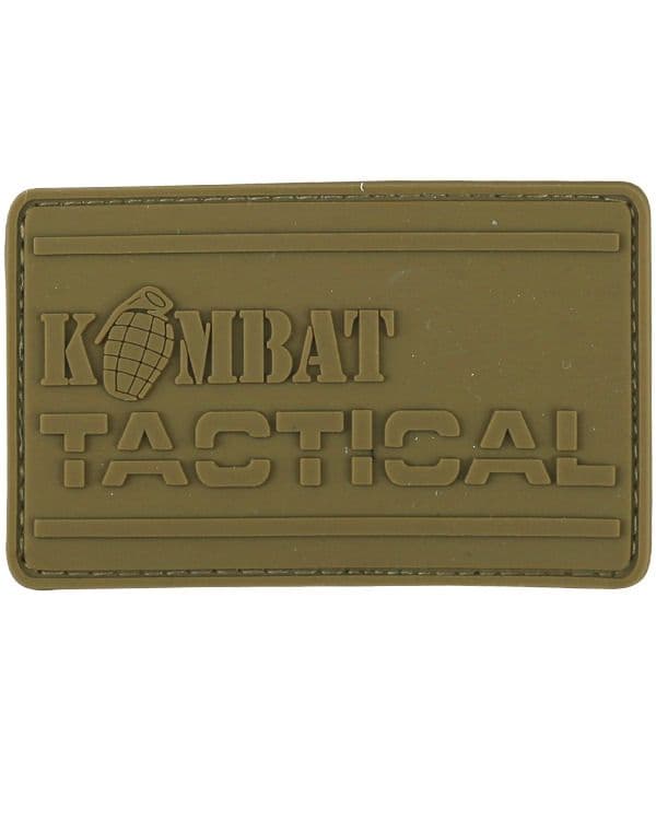 Kombat UK PVC Tactical Patch - Coyote Brown