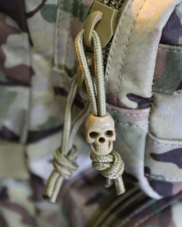 Kombat UK Skull Cord Stoppers - Coyote Brown