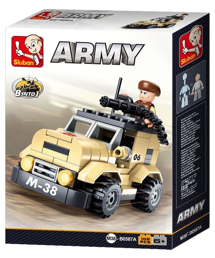 Kombat UK Sluban Army Patrol Car Model Kit - B0587A