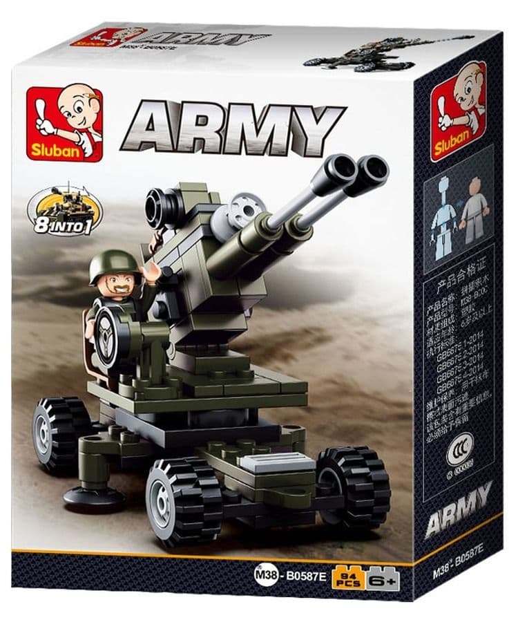 Kombat UK Sluban Artillery Building Blocks Set - B0587E