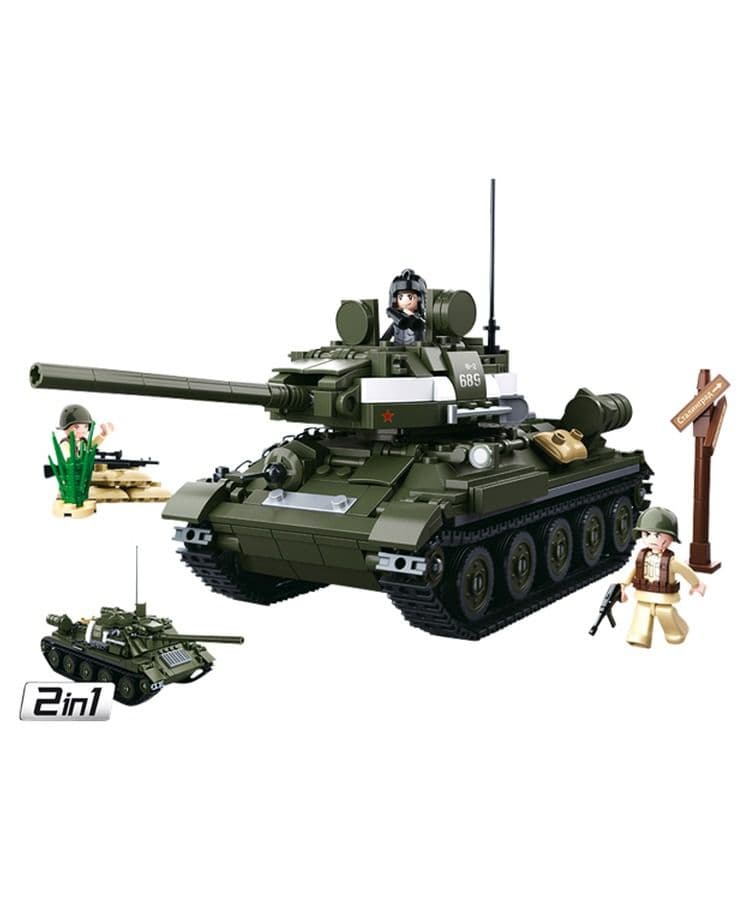 Kombat UK Sluban WWII Allied Medium Tank 2in1 Model Kit - B0689
