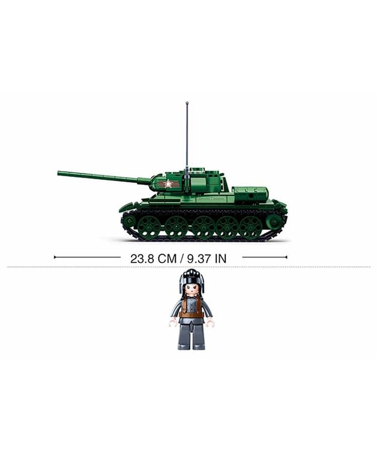 Kombat UK Sluban T34-85 Tank Building Blocks Set - B0982