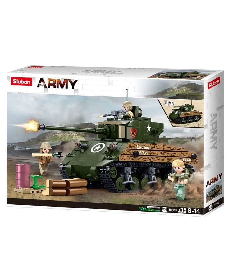 Kombat UK Sluban Sherman Building Block Set - B1110