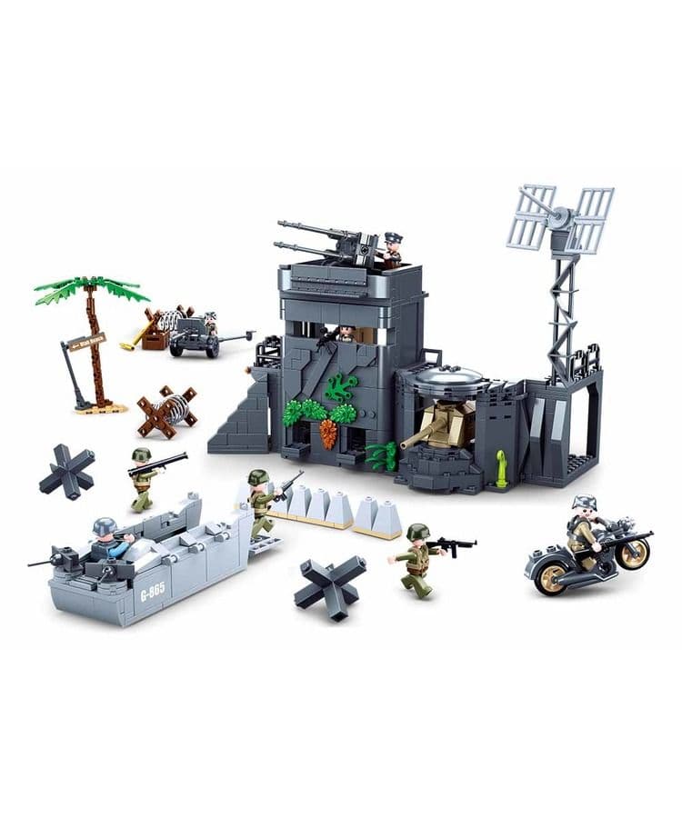 Kombat UK Sluban Bunker Battle Scene Building Block Set - B0861