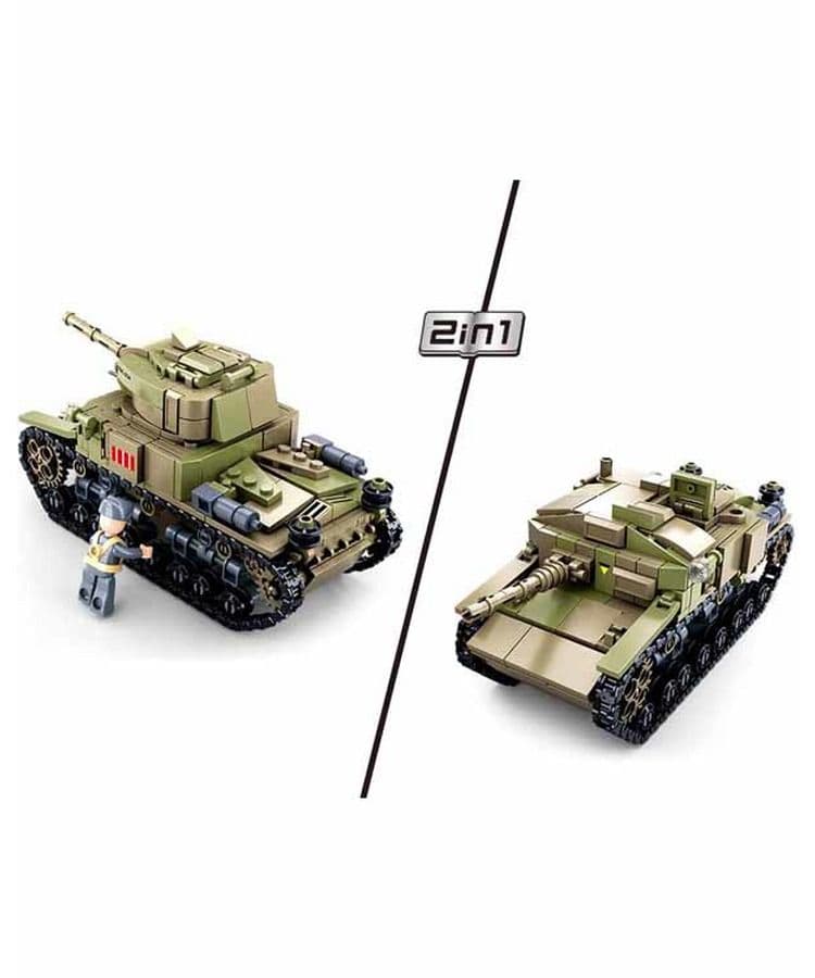 Kombat UK Sluban Medium Italian Tank Model Building Kit - B0711