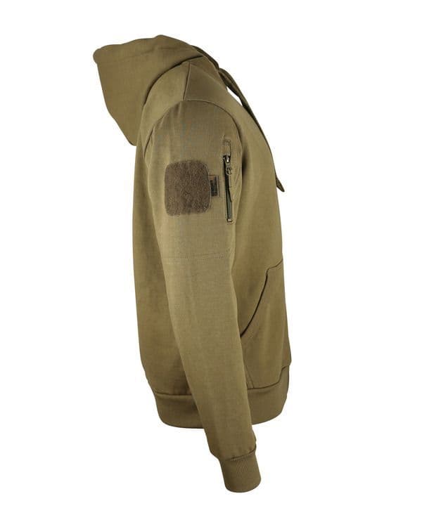 Kombat UK Spec-Ops Full Zip Hoodie in Coyote Brown