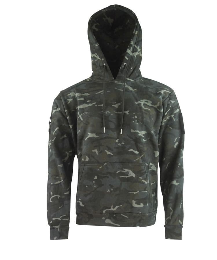 Kombat UK Tactical Hoodie in BLACK BTP Camo