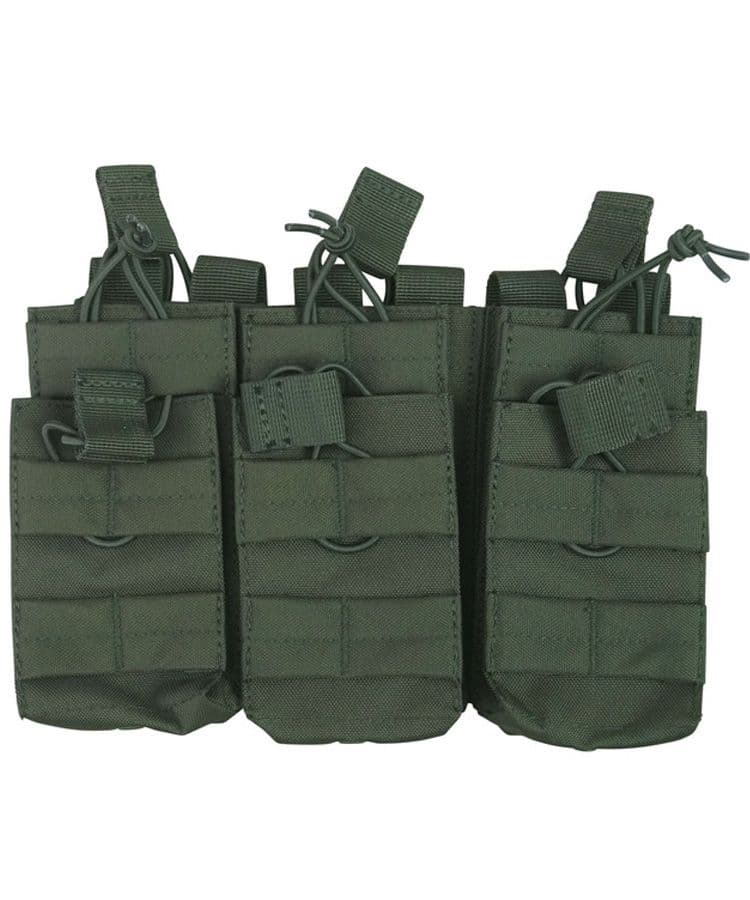 Kombat UK Triple Duo Magazine Pouch - Olive Green