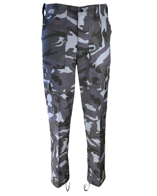Kombat UK Trousers in Midnight Blue Camo