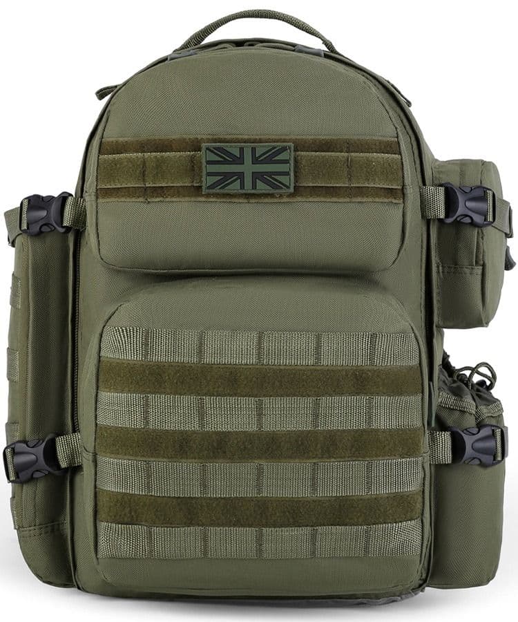 Kombat UK Venture Pack 45L Bag - Olive Green Tactical Backpack