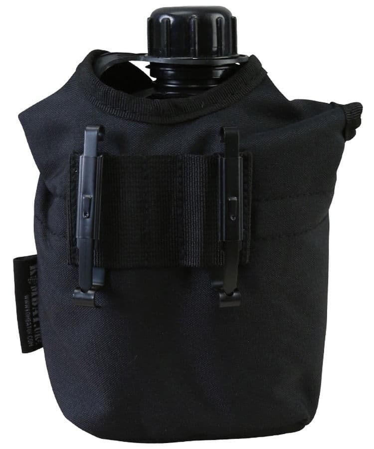 Kombat UK Water Bottle & Pouch - Black