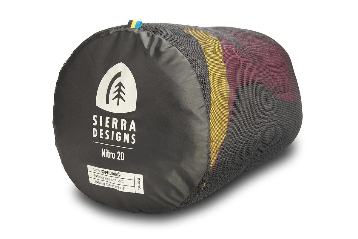 Sierra Designs Nitro 20 Womens 800 Dridown Sleeping Bag