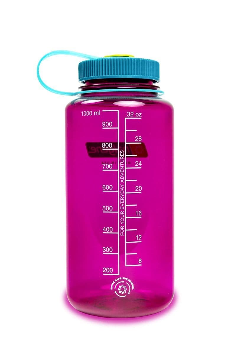 Nalgene 32oz / 1L Wide Mouth Sustain Water Bottle - Egg Plant